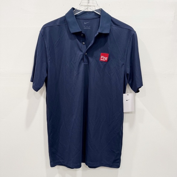 Nike Men’s Golf Polo Shirt Short Sleeve *Logo* Medium - Picture 1 of 6
